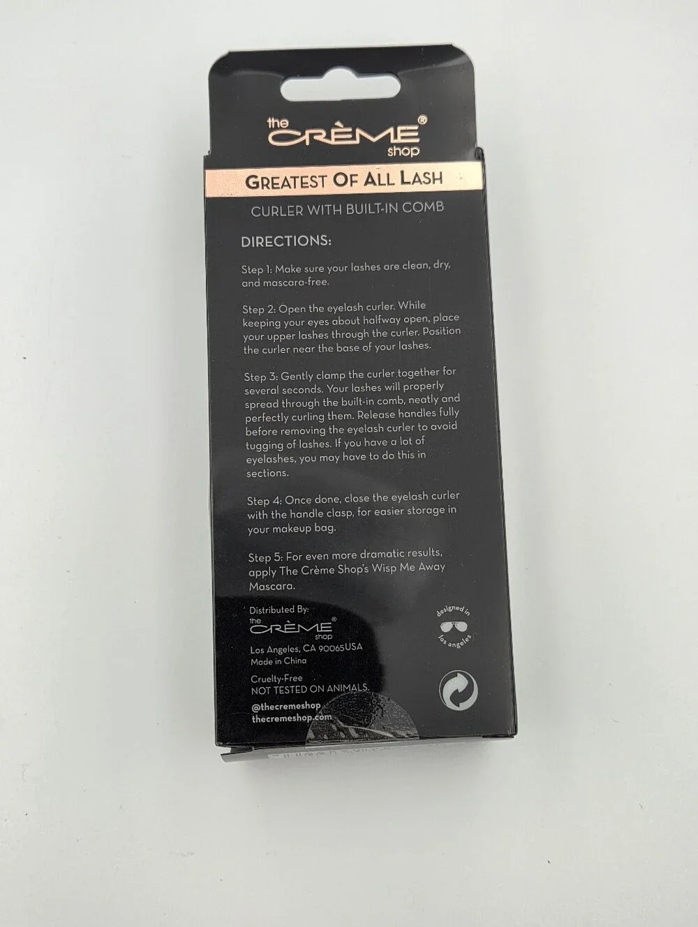 The Creme Shop Greatest Of All Lash Curler NIB